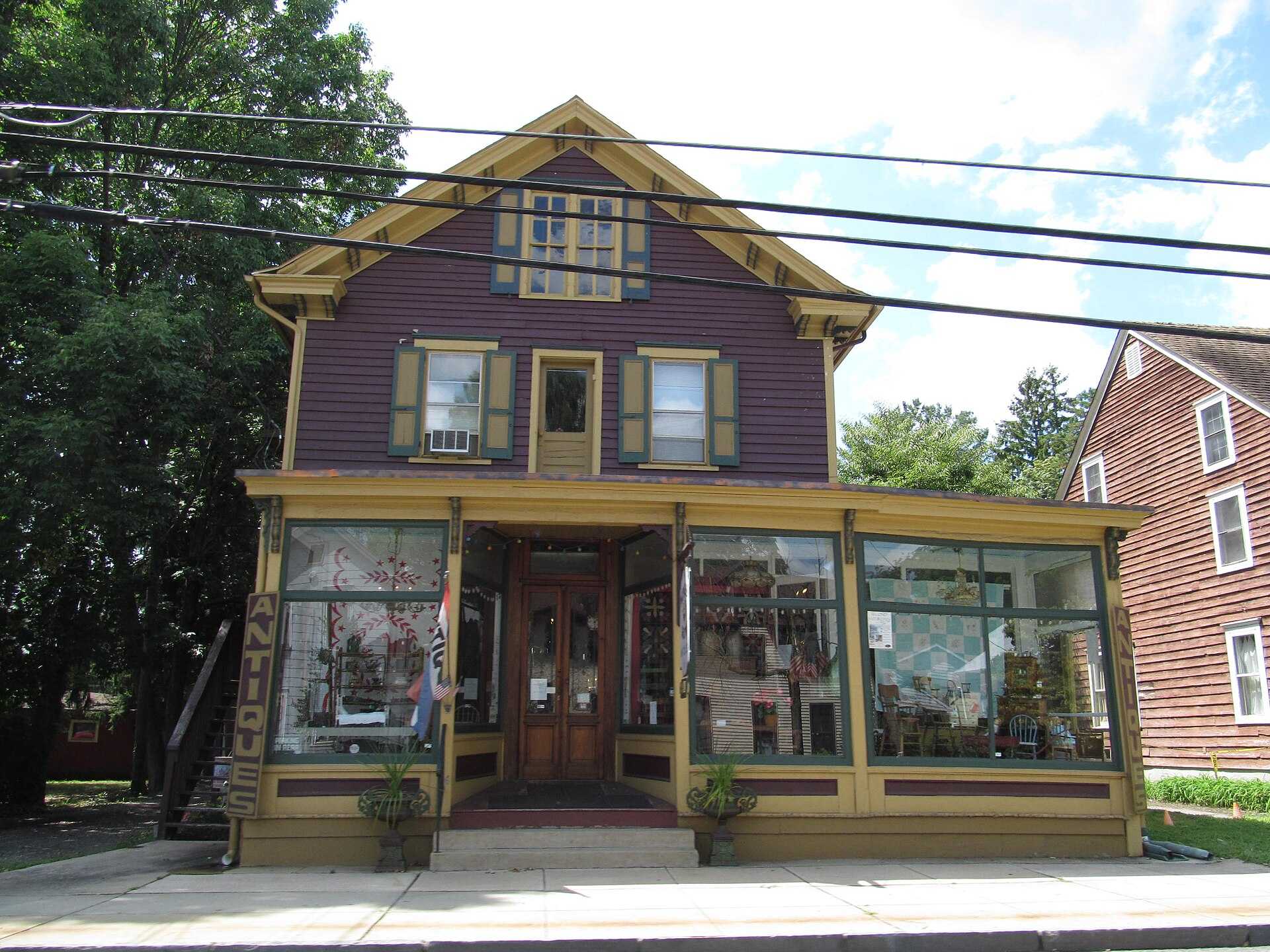 A Victorian shopfront on Main Street