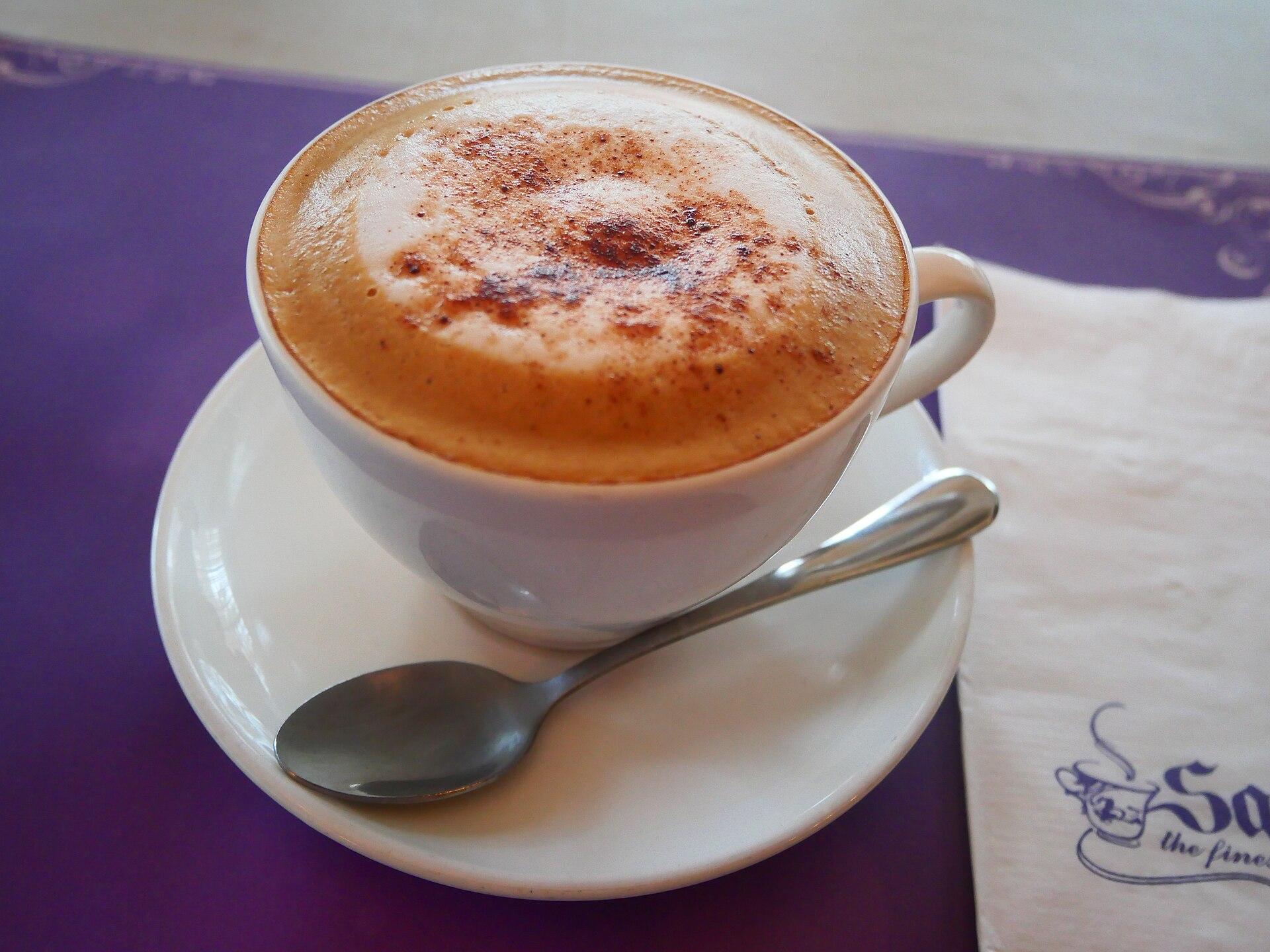 A cappuccino