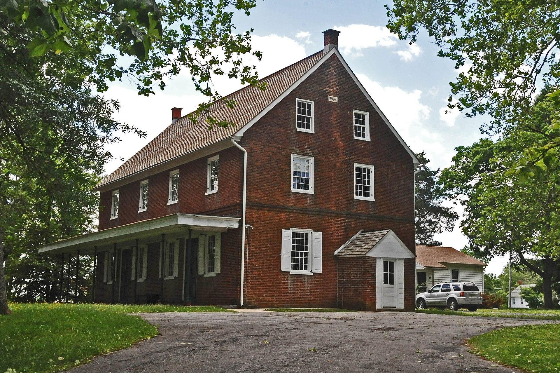 The brick Friends Meeting House