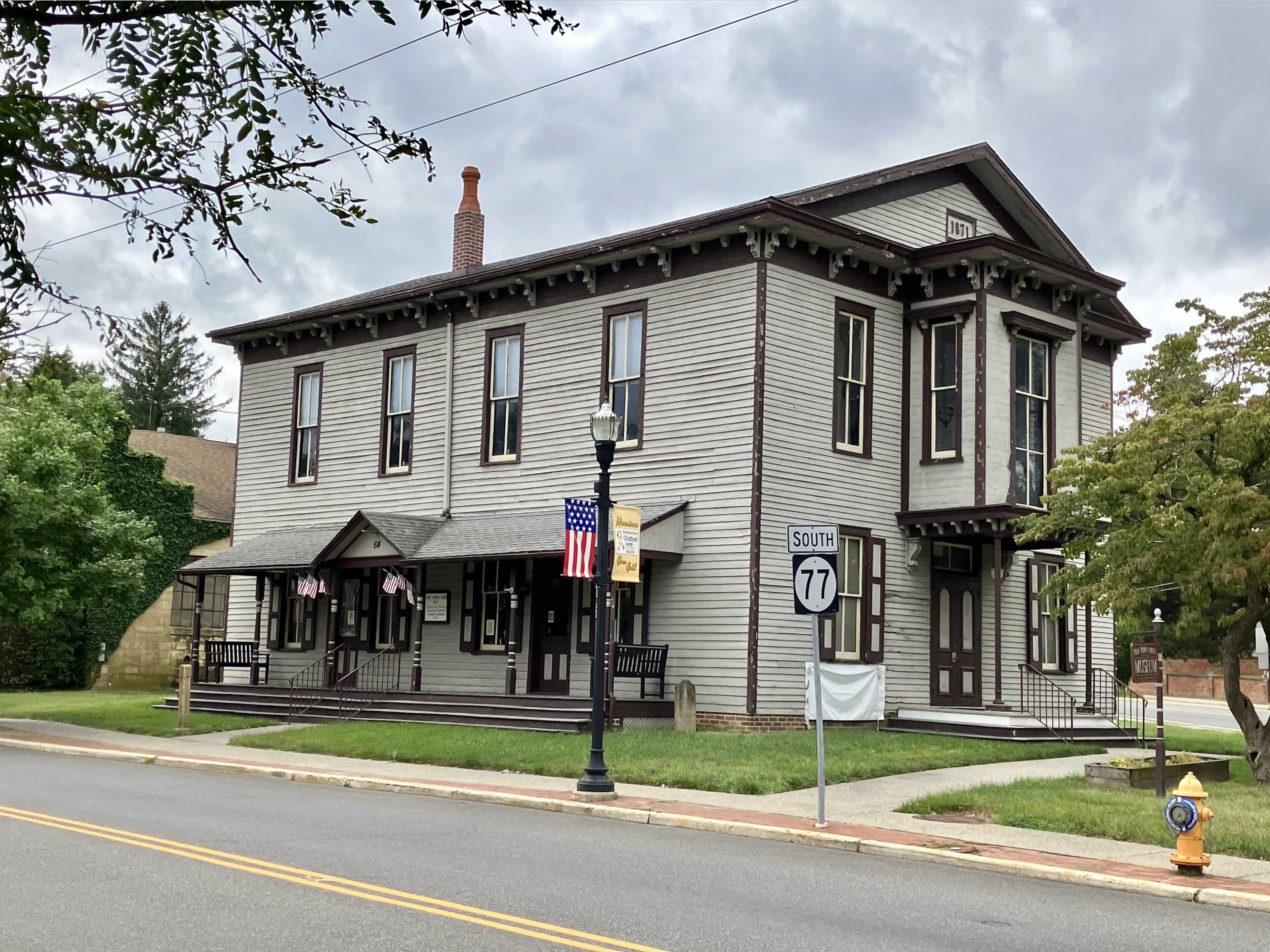 Old Town Hall on South Main Street, built 1871
