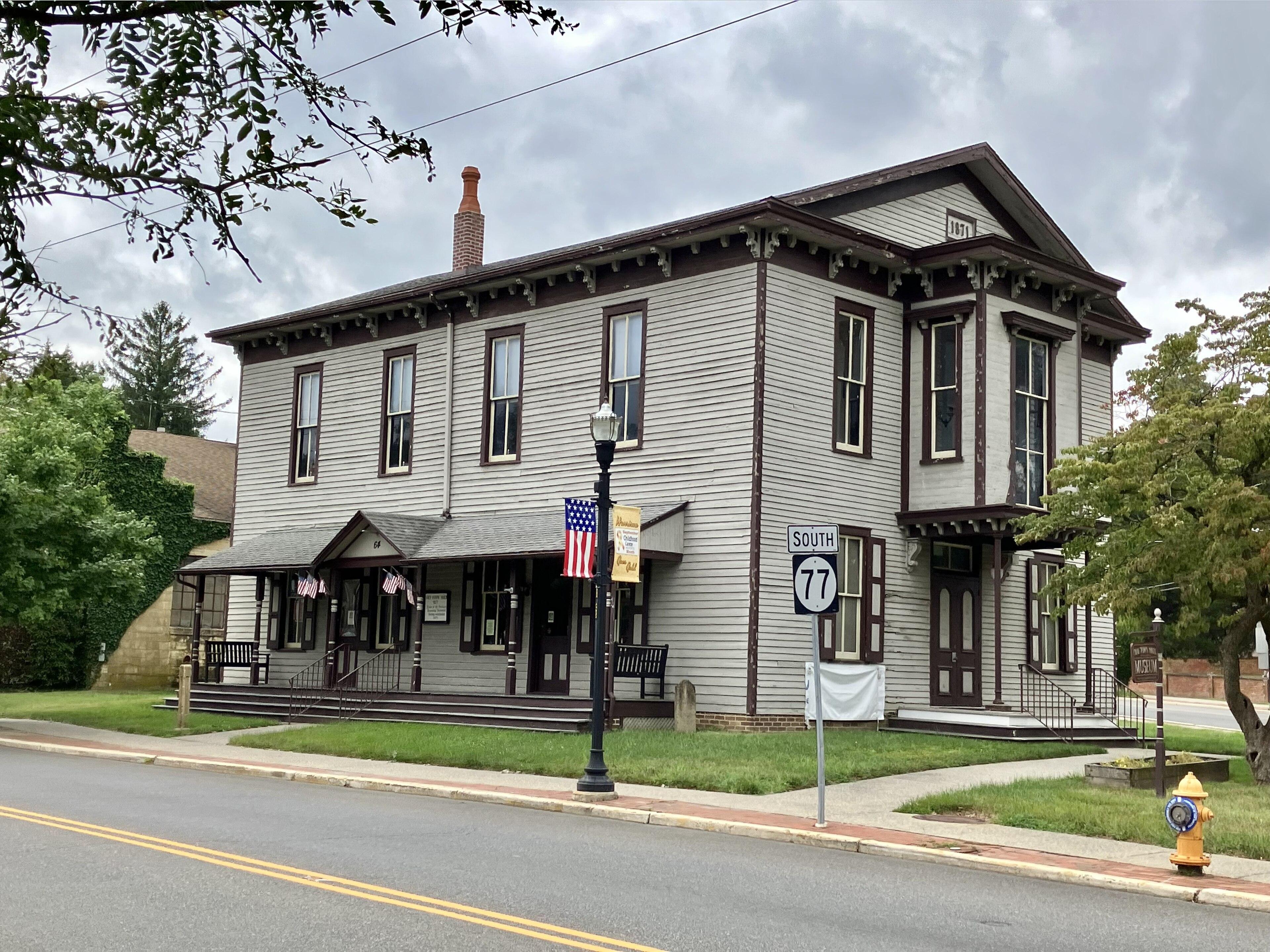 Old Town Hall on South Main Street, built 1871